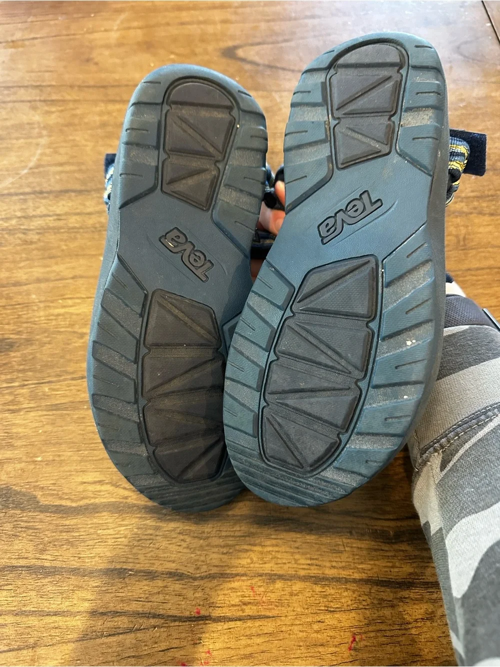 Teva Kids Size 4 Navy Blue Strappy Sport Sandals 1019390Y EU 36